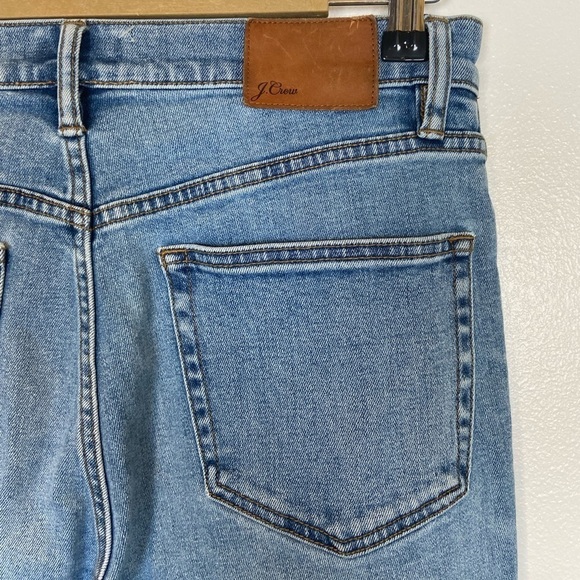 J. Crew Billie Demi Boot Crop Women's Jeans Size 29 Light Wash Stretch Blue - Picture 5 of 11